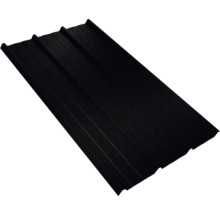 PRECIT Trapezplatte für Dach mit Antikondensationsvlies W45LV Tiefschwarz RAL 9005 80mµ Shimoco Beschichtung Fix-Breite 1069 mm x Stärke 0,5 mm (Meterware ab 150 bis max. 900 cm)