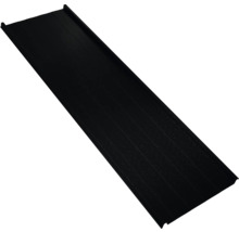 PRECIT Trapezplatte für Dach mit Antikondensationsvlies W33LV Tiefschwarz RAL 9005 80mµ Shimoco Beschichtung Fix-Breite 548 mm x Stärke 0,5 mm (Meterware ab 150 bis max. 900 cm)