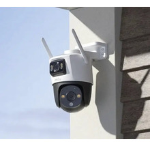Caméra de surveillance pour montage mural avec deux antennes