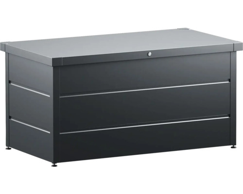 Gartenbox Hörmann EcoStar Elegant 1320 RAL7016 136 x 67 x 72,5 cm Metall grau Aufbewahrungsbox für den Aussenbereich