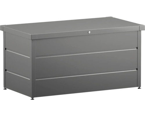 Boîte de jardin Hörmann EcoStar Elegant 1320 RAL9007 136 x 67 x 72,5 cm métal gris