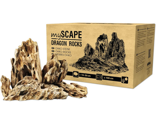 Aquariumdekoration-Set ARKA mySCAPE Rocks Dragon 5 Kg Drachenstein für Aquarien bis ca. 60 cm Aquascaping