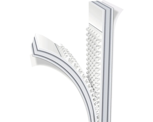 Représentation schématique d''un système de saut de loup avec isolation thermique