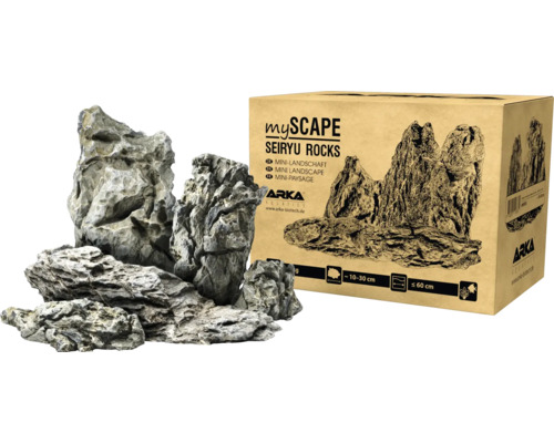 Aquariumdekoration-Set ARKA mySCAPE Rocks Seiryu 5 Kg Mini-Landschaft für Aquarien bis ca. 60 cm Aquascaping