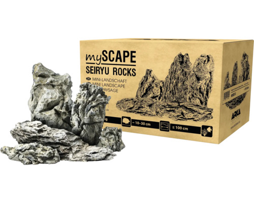 Aquariumdekoration-Set ARKA mySCAPE Rocks Seiryu 10 Kg Mini-Landschaft für Aquarien bis ca. 100 cm Aquascaping