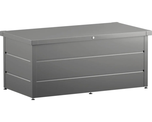 Gartenbox Hörmann EcoStar Elegant 1620 RAL9007 166 x 87 x 72,5 cm Metall grau Graue Aufbewahrungsbox aus Metall für den Aussenbereich