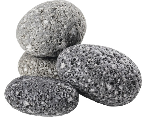 Pile de pierres de lave poreuses