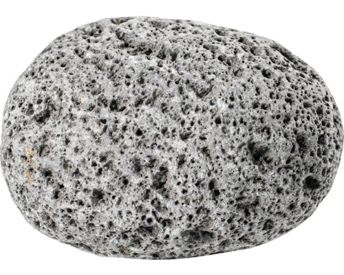 Pierre de lave grise à surface poreuse