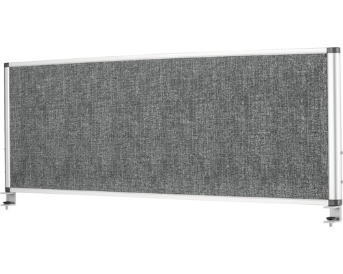 Schallschutzwand mit Aluminiumrahmen und Stoffbezug