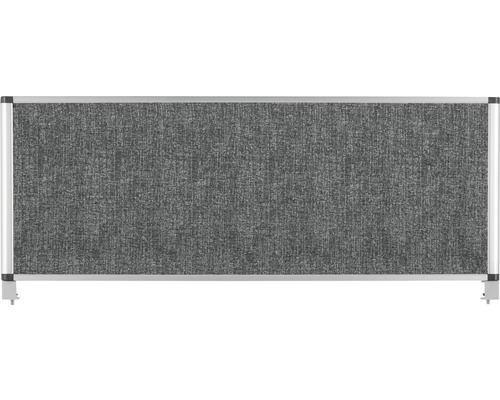 Séparateur de table gris 90x35 cm