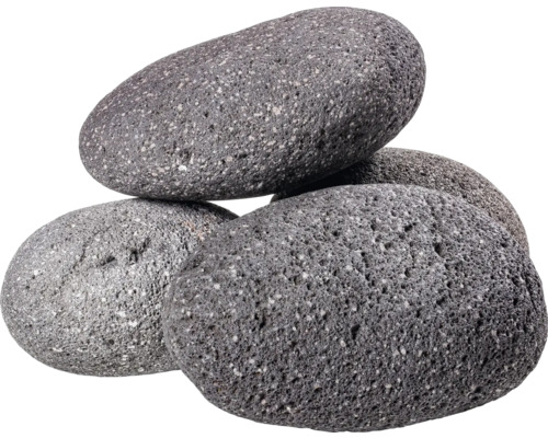 Pierres de lave décoratives empilées