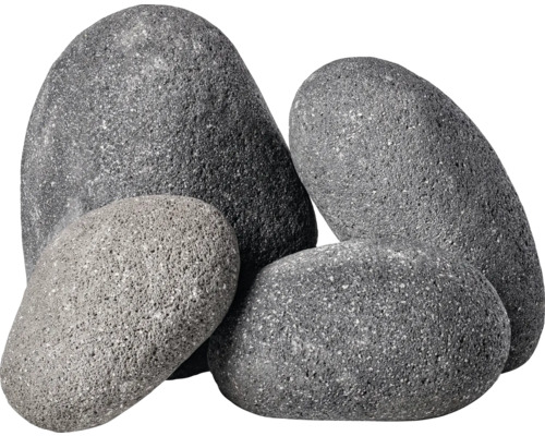 Pierres de rivière décoratives en pierre, quatre pièces