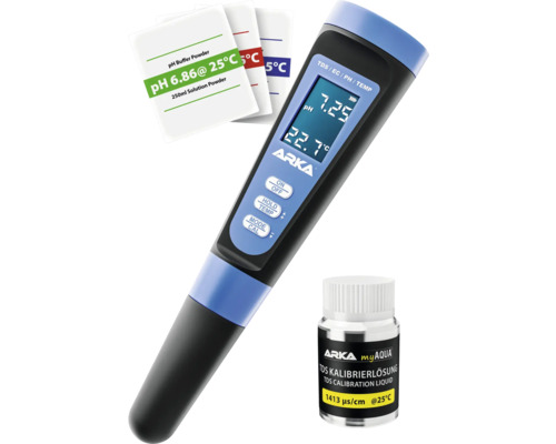 Appareil de mesure ARKA myAqua pH TDS EC appareil de mesure mesurer les valeurs de l'eau comme la conductivité, la valeur du pH, la valeur EC