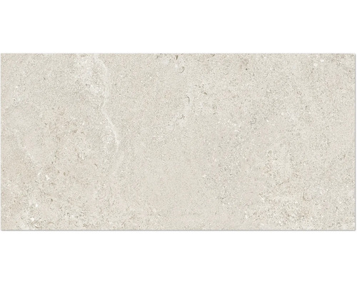 Feinsteinzeug Wand- und Bodenfliese MARSEILLE Sand matt rektifiziert 29.5 x 59.5 x 0.87 cm Fliese mit Steindekor