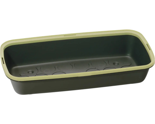 Bac de culture romberg BoQube bac de culture M Green Edition env. 37 x 6 x 19 cm Jardinière en plastique avec système d''irrigation