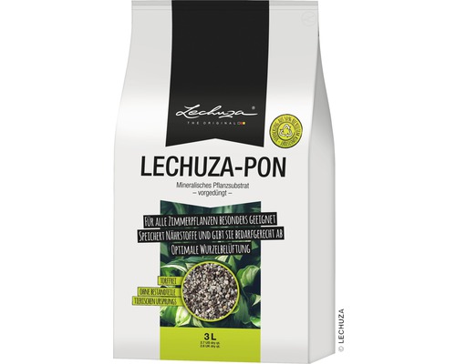 Substrat pour plantes Lechuza Pon 3 litres