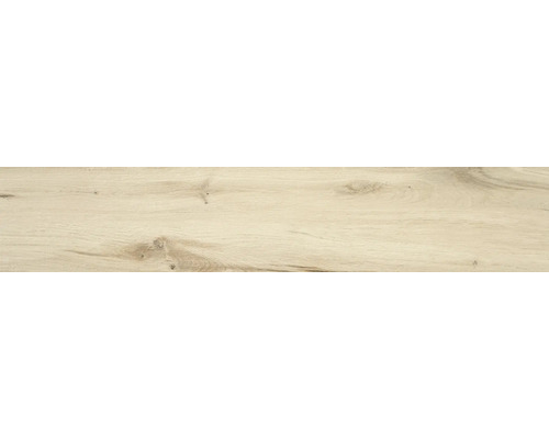 Feinsteinzeug Wand- und Bodenfliese ARENDAL Beech rektifiziert 149.5 x 30 x 1 cm Holzfliese mit Holzoptik