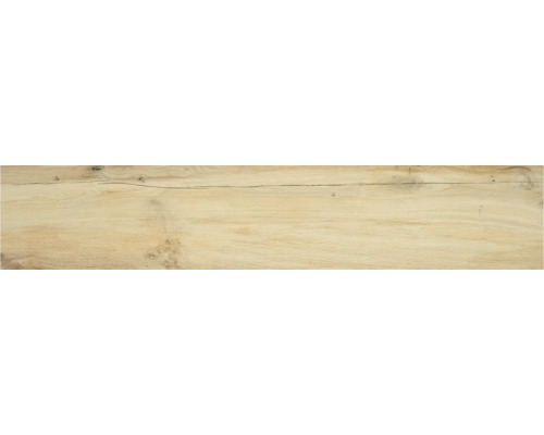 Carrelage mur et sol en grès cérame fin ARENDAL light Oak rectifié 119.5 x 22.7 x 0.97 cm Planche en bois avec grain