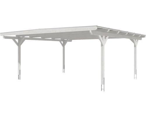 Holzcarport mit sechs Pfosten für den Aussenbereich