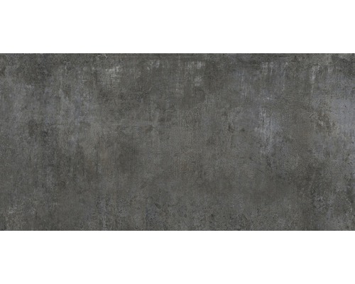 Carrelage sol et mur en grès cérame fin Industrial night semi-poli 80 x 160 x 0,97 cm R10 A