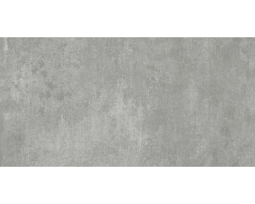 Carrelage sol et mur en grès cérame fin Industrial Steel semi-poli 60 x 120 x 0,93 cm R10 A