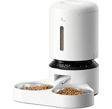 Distributeur automatique de nourriture avec deux gamelles pour animaux de compagnie
