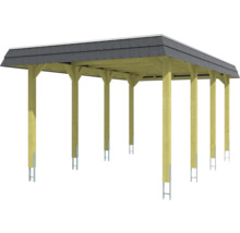 Holz Carport mit Dach