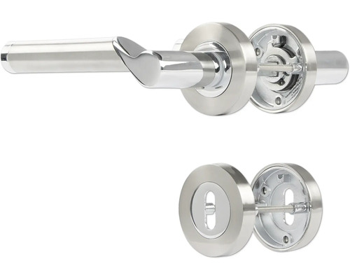 Türbeschlagset aus Metall mit Schlüsselrosette