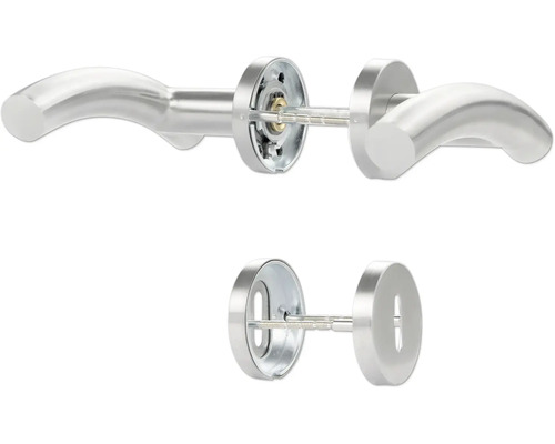Garniture de poignée de porte en métal