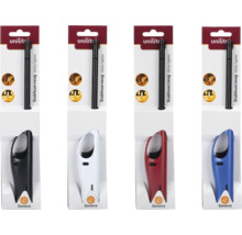 Mehrere Stabfeuerzeuge der Marke Unilito in verschiedenen Farben verpackt