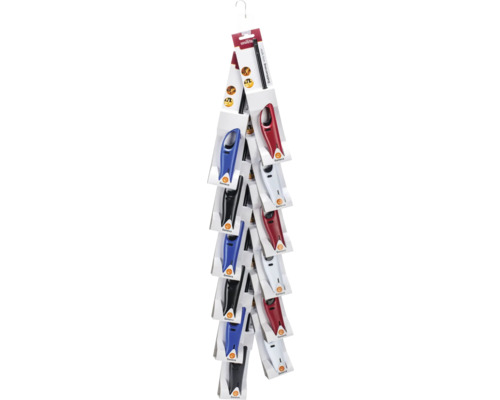 Stabfeuerzeug unilite, farblich sortiert & nachfüllbar Display mit Feuerzeugen in verschiedenen Farben