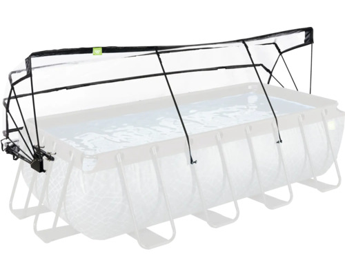 Toit de piscine pour piscine rectangulaire