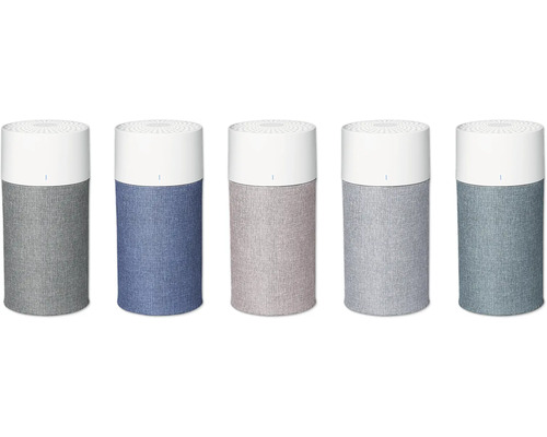 Mehrere Luftreiniger mit Stoffbezug