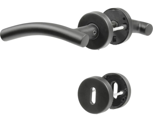 Türgriffgarnitur mit Schlüsselloch