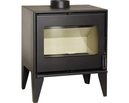 Poêle à bois avec vitre