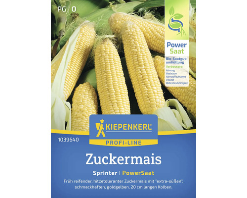 Maïs doux Sprinter F1 Kiepenkerl PowerSaat semences hybrides graines de légumes Paquet de maïs doux de la marque Kiepenkerl
