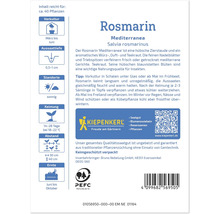 Rosmarin Mediterranea Pflanzensamen Packung
