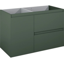 Meuble sous-vasque avec deux tiroirs et une porte