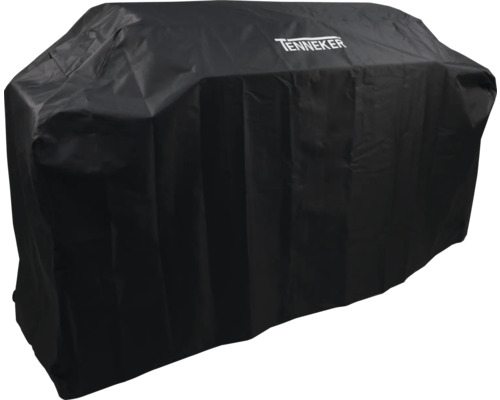 Housse de barbecue noire de Tenneker pour la protection contre les intempéries.