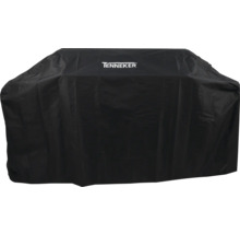 Housse de protection noire pour barbecues avec logo Tenneker