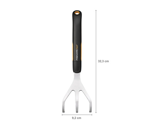 Cultivateur de jardin Fiskars Xact, 32,3 cm de long, 9,2 cm de large