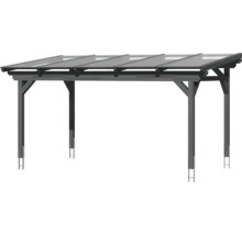 Holzcarport mit Flachdach