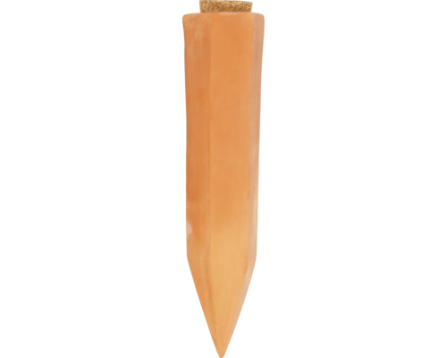 Prises d'arrosage avec bouchons Esschert’s Garden L 575 ml terre cuite orange Bouteille décorative en forme de crayon avec bouchon en liège