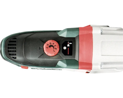 Vue de dessus d''une visseuse-perceuse avec variateur de vitesse