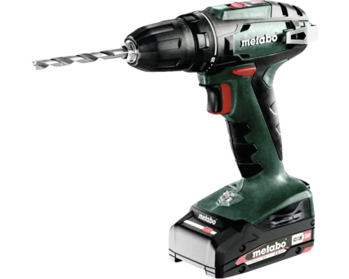 Visseuse à choc sans fil Metabo 18V BS 18, avec 2 batteries (2,0 Ah) et chargeur Visseuse sans fil Metabo avec foret