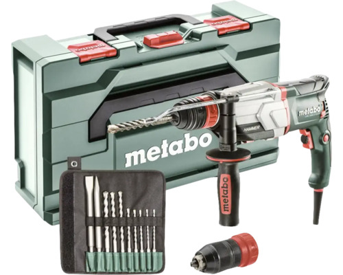 Marteau perforateur Metabo UHE 2660-2 Quick avec jeu de forets et coffret à outils