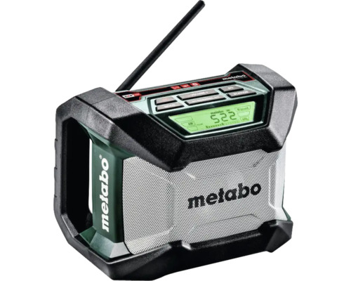 Radio de chantier Metabo avec antenne et affichage numérique