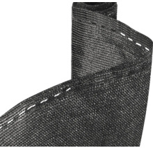 Brise-vue en tissu enroulé et cousu