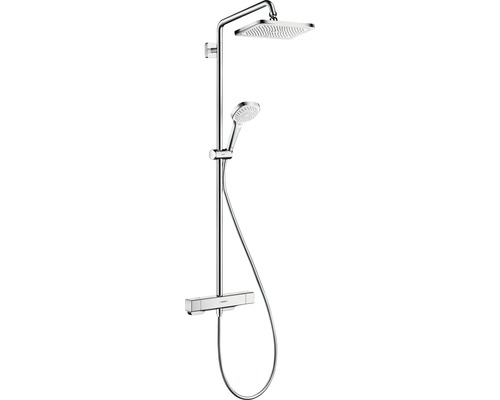 Colonne de douche avec thermostat hansgrohe Croma E Showerpipe 280 1jet chrome 27630000