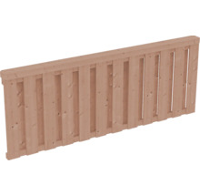 Parapet coffrage de couvercle en pin Douglas 220x84 cm